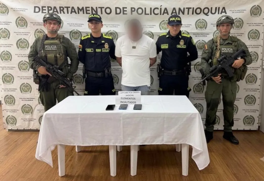 Captura de Carlos Way en el Bajo Cauca Antioque&ntilde;o.